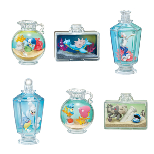 Authentic Pokemon figures re-ment Aqua Bottle 2 Memories of the Glittering Seaside collection